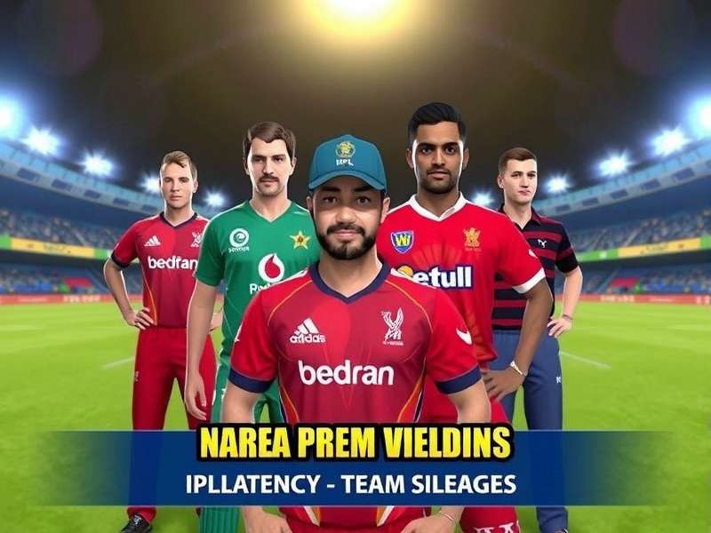 VR Cricket King - IPL Simulation Mode VR Cricket King IPL mode screenshot with team jerseys