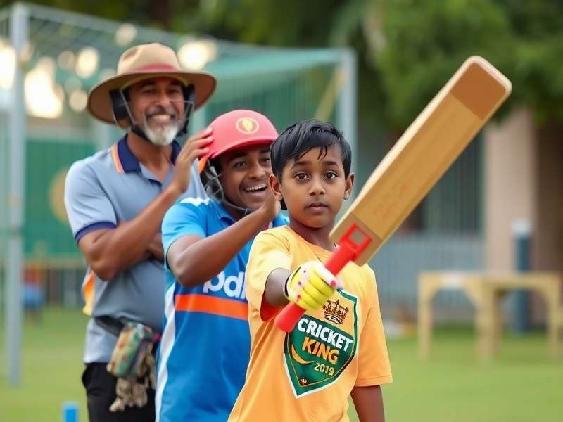 VR Cricket King - Family Gaming Fun Indian family playing VR Cricket King together